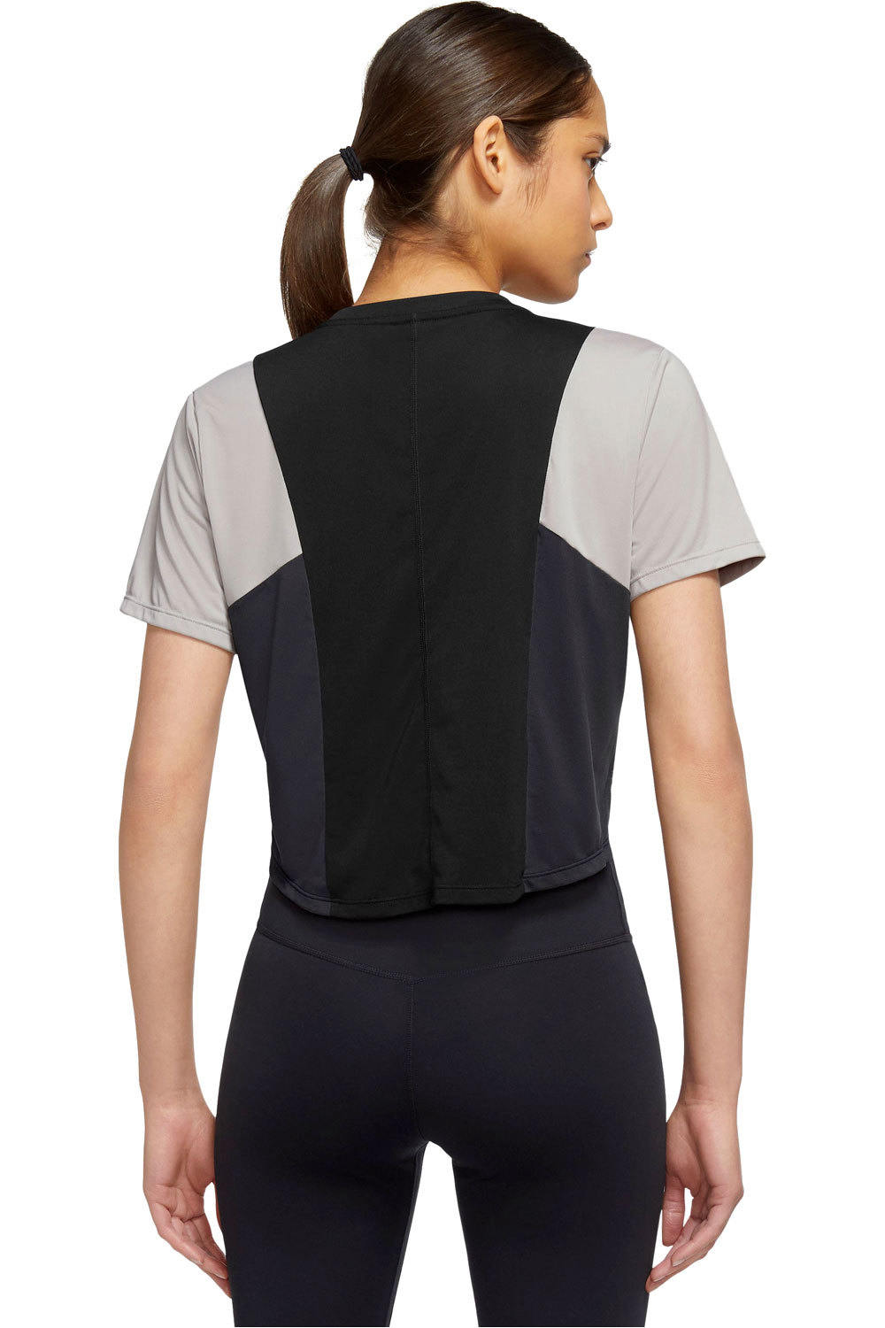 Nike camiseta tirantes fitness mujer Nike W NK ONE DF SS STD CRP TOP CB vista trasera Nike camiseta tirantes fitness mujer Nike W NK ONE DF SS STD CRP TOP CB vista trasera