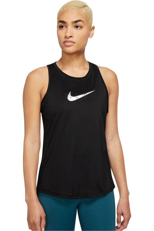 NIKE W NK ONE DF GX TANK negro