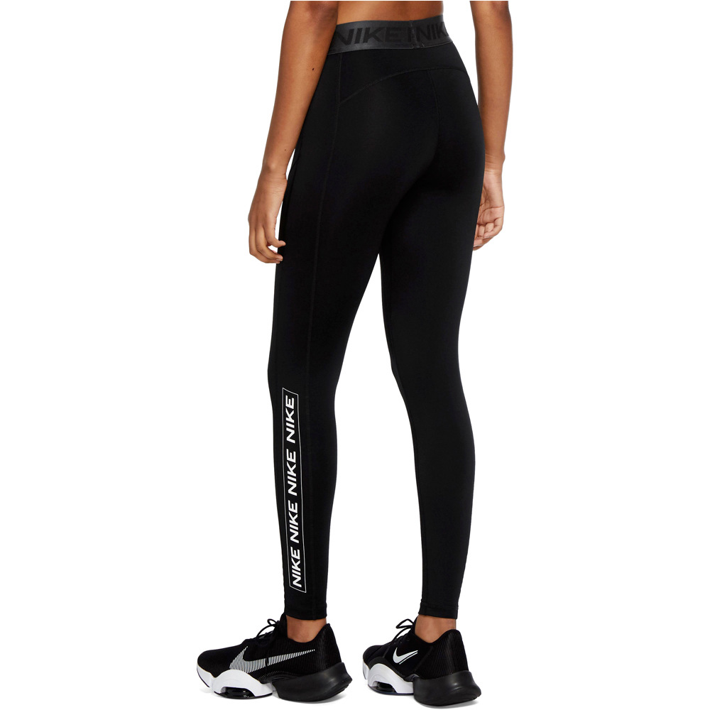 Nike pantalones y mallas largas fitness mujer Nike W NP DF MR GRX TGHT vista trasera Nike pantalones y mallas largas fitness mujer Nike W NP DF MR GRX TGHT vista trasera