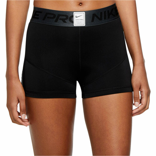 NIKE W NP DF MR 3IN GRX SHORT negro