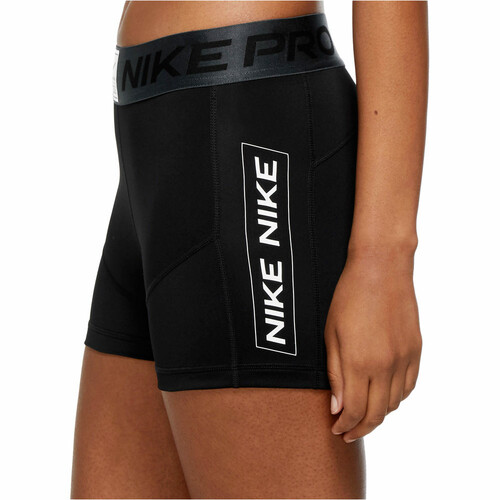NIKE W NP DF MR 3IN GRX SHORT negro