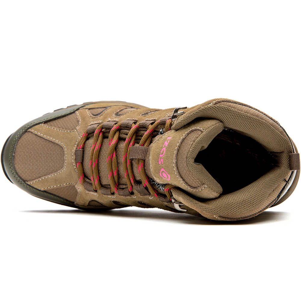 Izas bota trekking hombre OLIVAN vista superior Izas bota trekking hombre OLIVAN vista superior