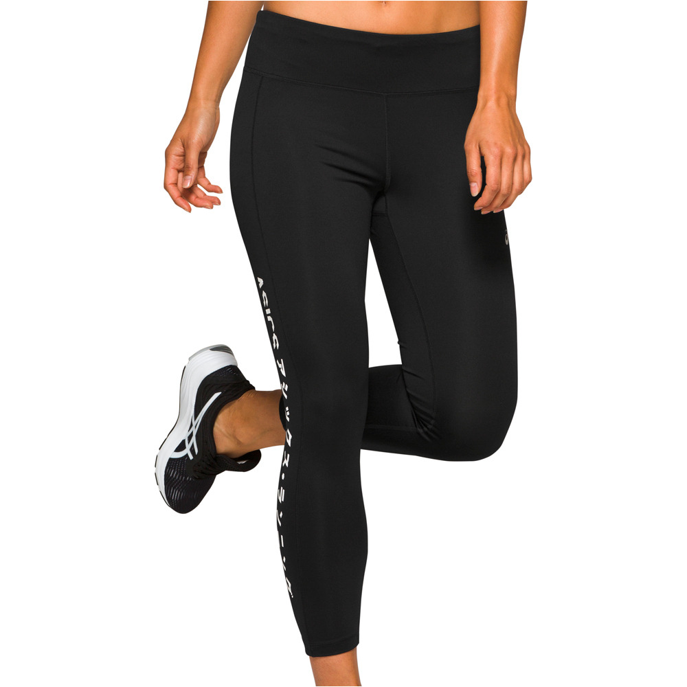 Asics malla larga running mujer Asics KATAKANA CROP TIGHT vista detalle Asics malla larga running mujer Asics KATAKANA CROP TIGHT vista detalle