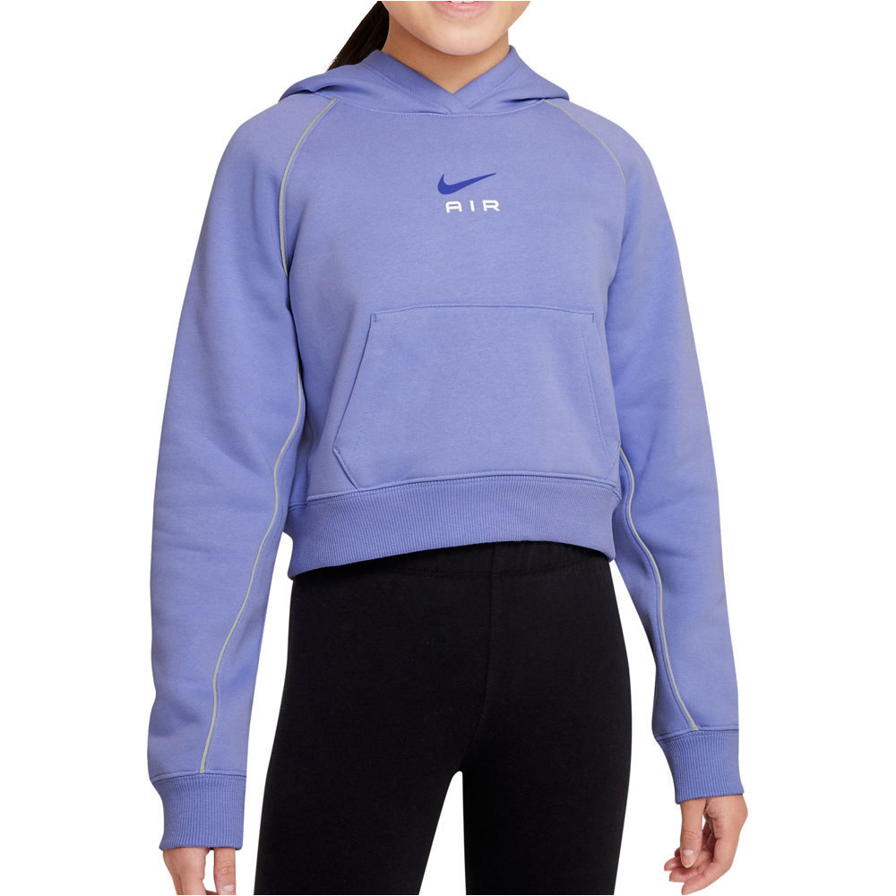 Nike sudadera niña Nike G NSW AIR FT HOODIE vista detalle Nike sudadera niña Nike G NSW AIR FT HOODIE vista detalle