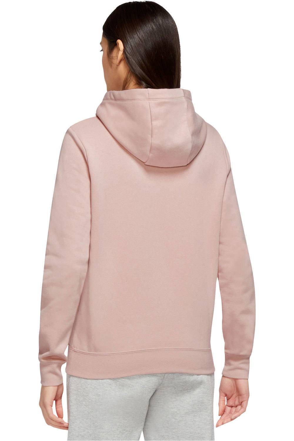 Nike sudadera mujer Nike W NSW CLUB FLC GX PO HDY STD vista trasera Nike sudadera mujer Nike W NSW CLUB FLC GX PO HDY STD vista trasera