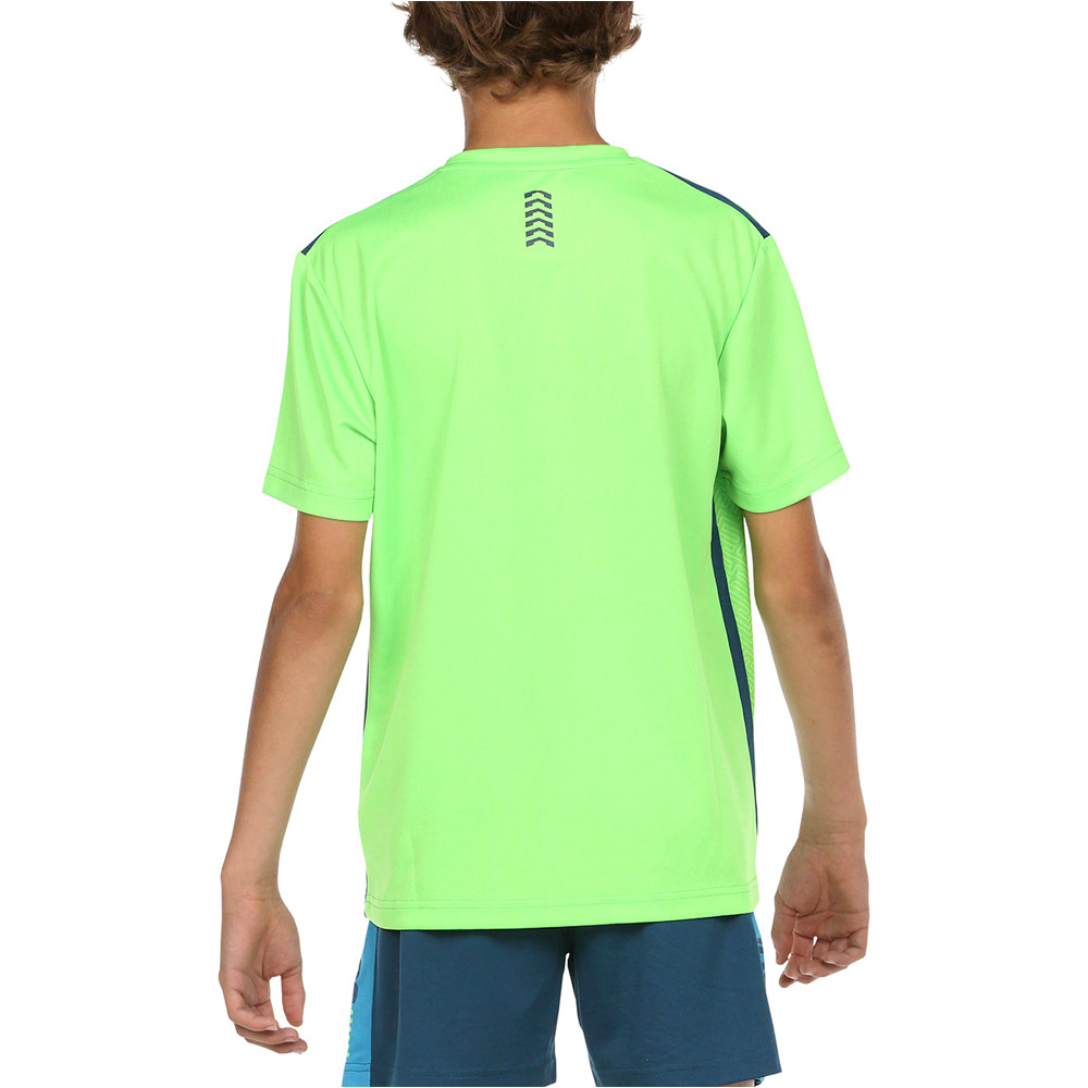 Bullpadel polo tenis niño Bullpadel CAUCASI J vista trasera Bullpadel polo tenis niño Bullpadel CAUCASI J vista trasera
