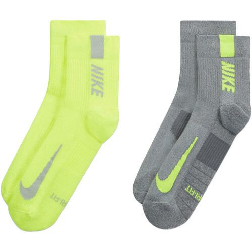 NIKE U NK MLTPLIER ANKLE 2PR gris