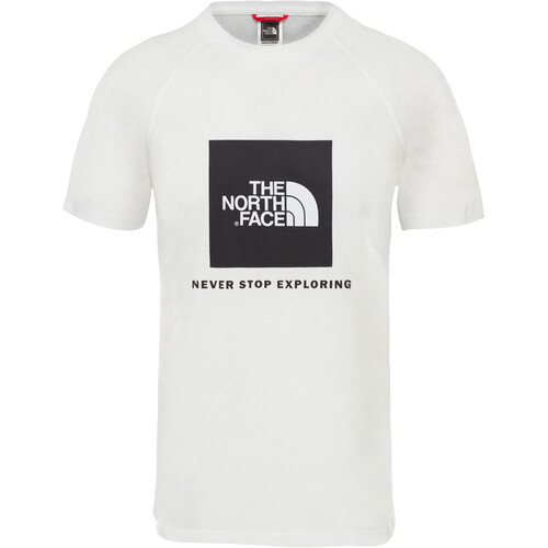 THE NORTH FACE M S/S RAGLAN REDBOX TEE - EU blanco