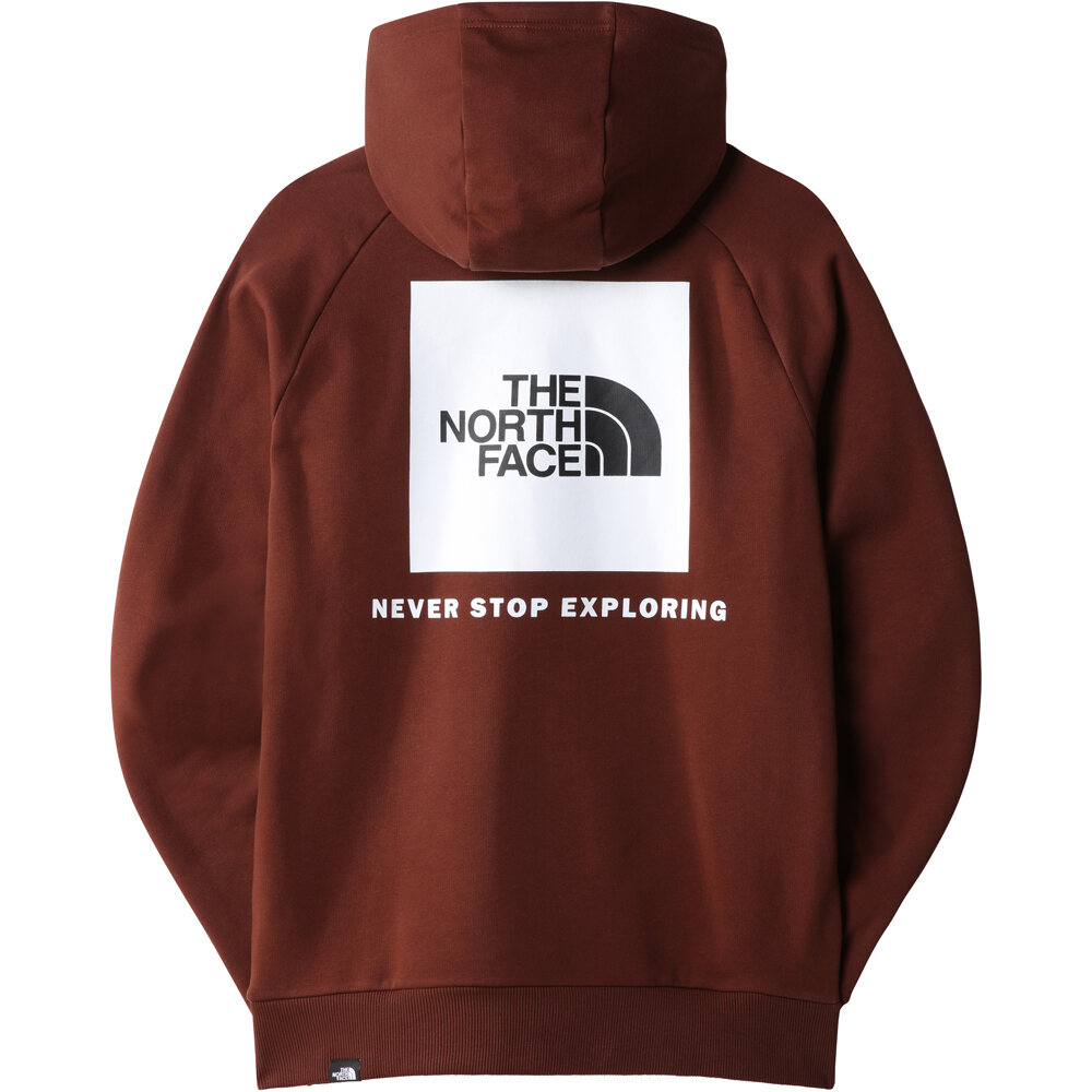 The North Face sudadera hombre The North Face M RAGLAN REDBOX HOODIE - EU vista trasera The North Face sudadera hombre The North Face M RAGLAN REDBOX HOODIE - EU vista trasera