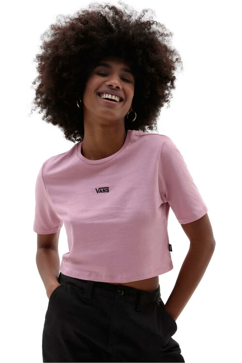 VANS FLYING V CROP CREW SPORT rosa