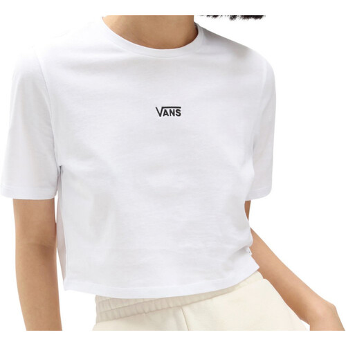VANS WM FLYING V CROP CREW SPORT blanco