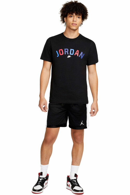 NIKE M J DF SPRT MESH SHORT NEBL negro