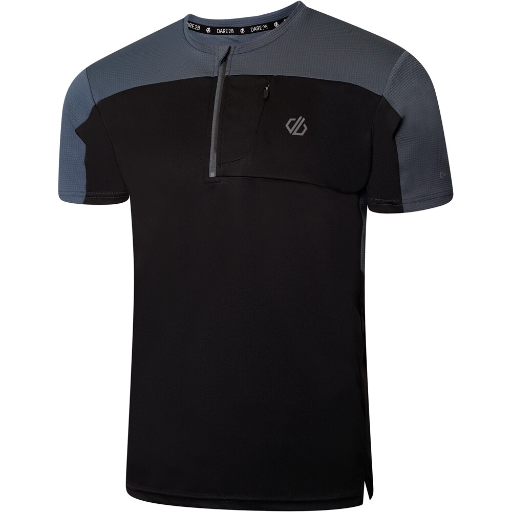 Dare2b camisetas trail running manga corta hombre Dare2b Aces III Jersey vista trasera Dare2b camisetas trail running manga corta hombre Dare2b Aces III Jersey vista trasera