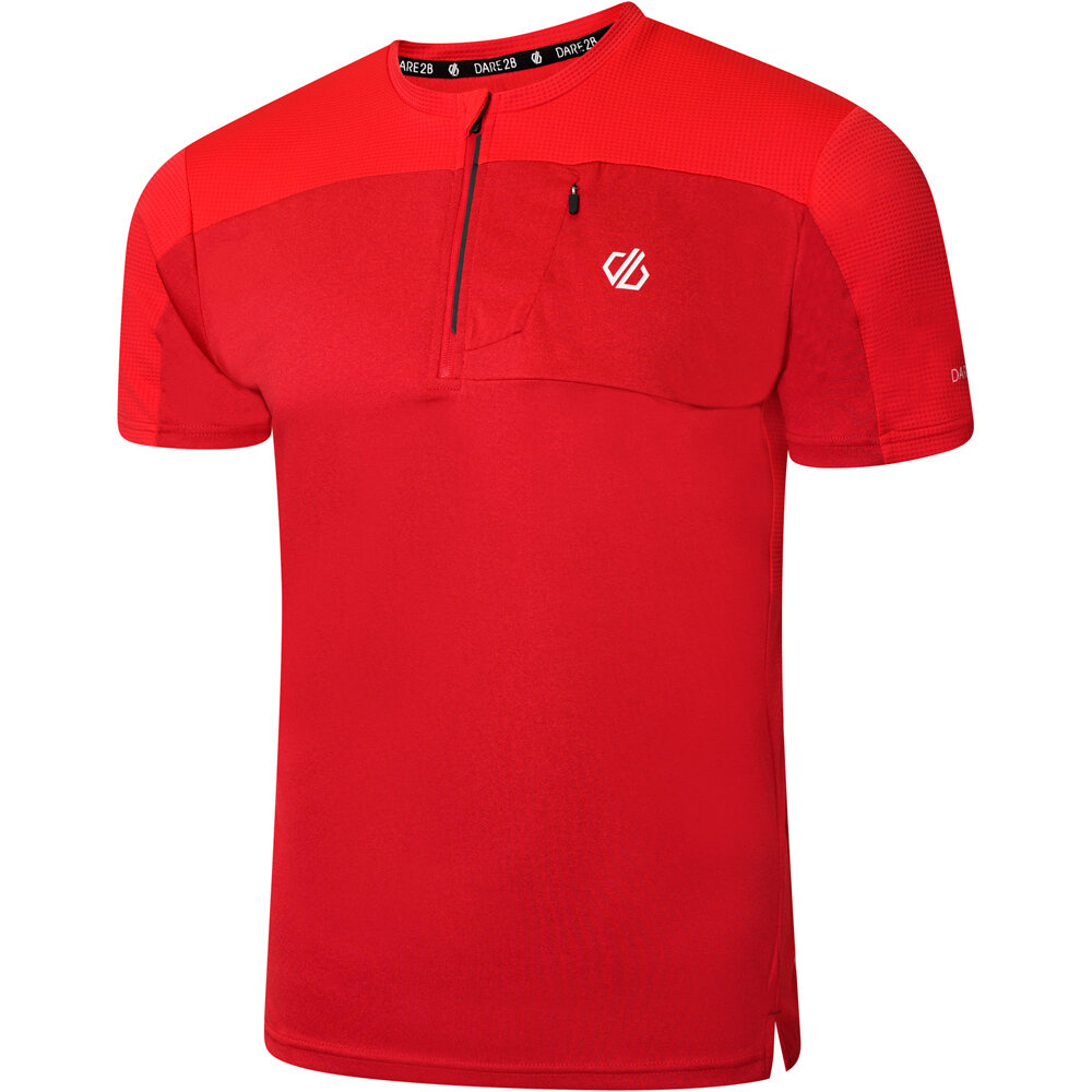 Dare2b camisetas trail running manga corta hombre Dare2b Aces III Jersey vista trasera Dare2b camisetas trail running manga corta hombre Dare2b Aces III Jersey vista trasera