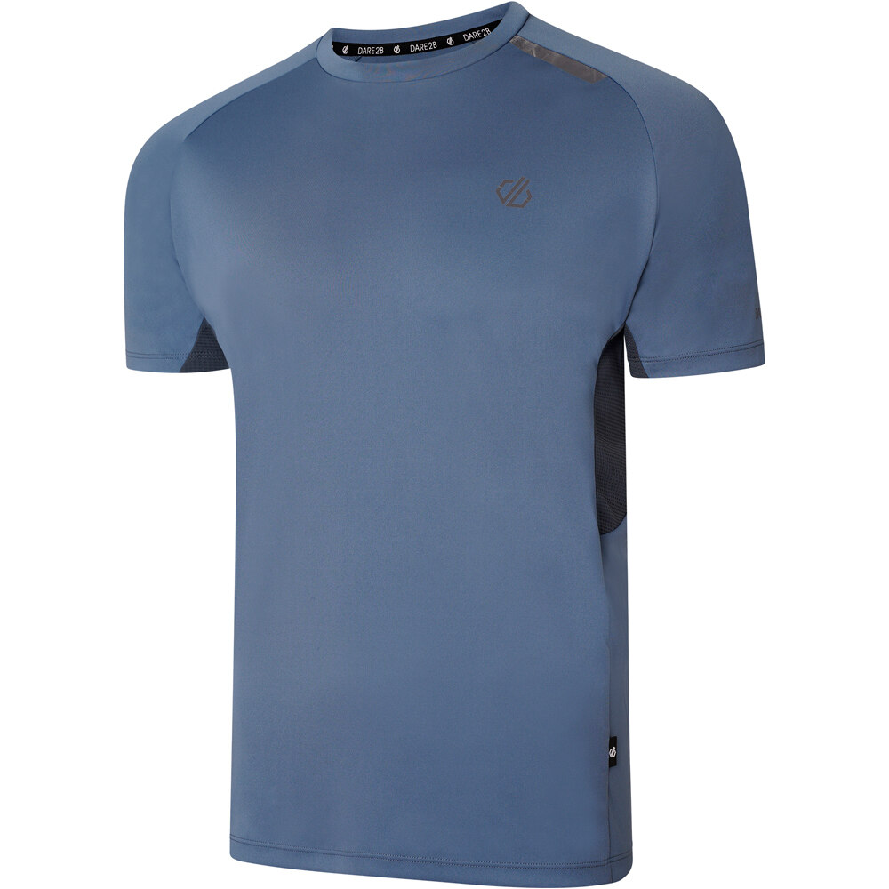 Dare2b camisetas trail running manga corta hombre Dare2b Peerless II Tee vista trasera Dare2b camisetas trail running manga corta hombre Dare2b Peerless II Tee vista trasera