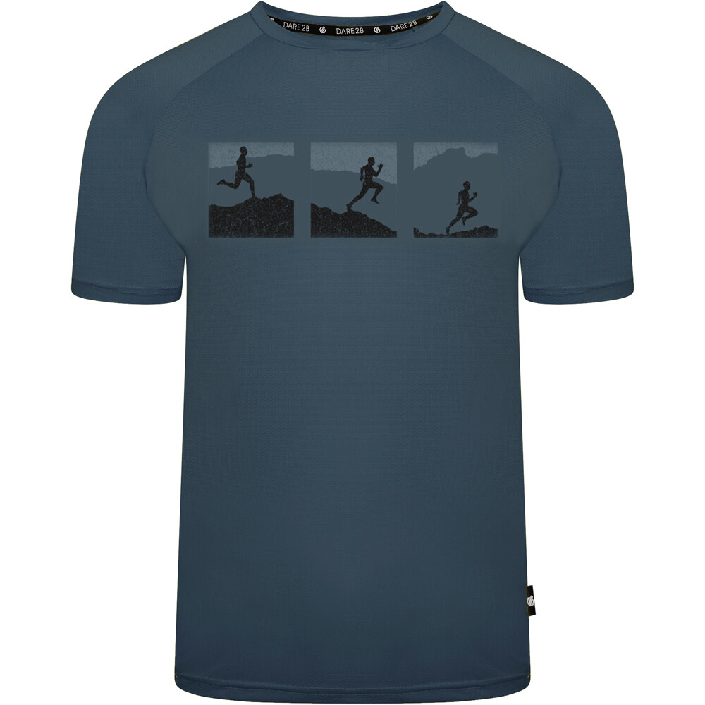 Dare2b camisetas trail running manga corta hombre Dare2b Righteous III Tee vista frontal Dare2b camisetas trail running manga corta hombre Dare2b Righteous III Tee vista frontal