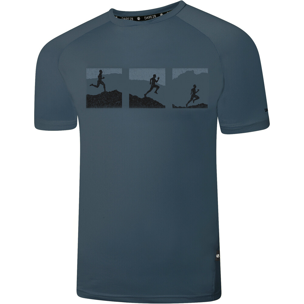Dare2b camisetas trail running manga corta hombre Dare2b Righteous III Tee vista trasera Dare2b camisetas trail running manga corta hombre Dare2b Righteous III Tee vista trasera