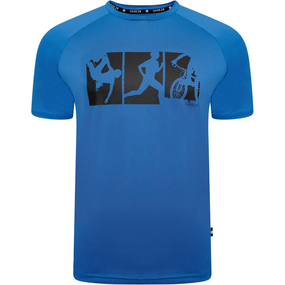 Dare2b camisetas trail running manga corta hombre Dare2b Righteous III Tee vista frontal Dare2b camisetas trail running manga corta hombre Dare2b Righteous III Tee vista frontal