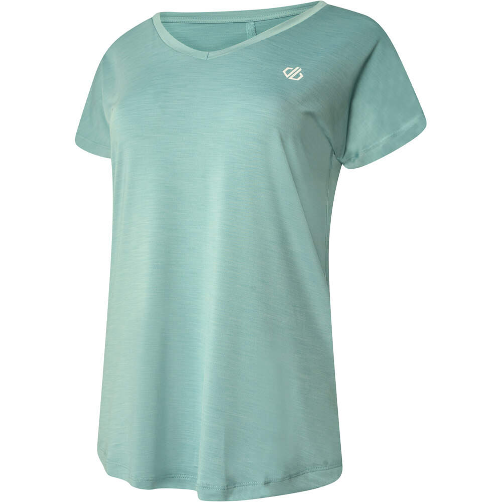 Dare2b camiseta entrenamiento manga corta mujer Dare2b Vigilant Tee vista trasera Dare2b camiseta entrenamiento manga corta mujer Dare2b Vigilant Tee vista trasera