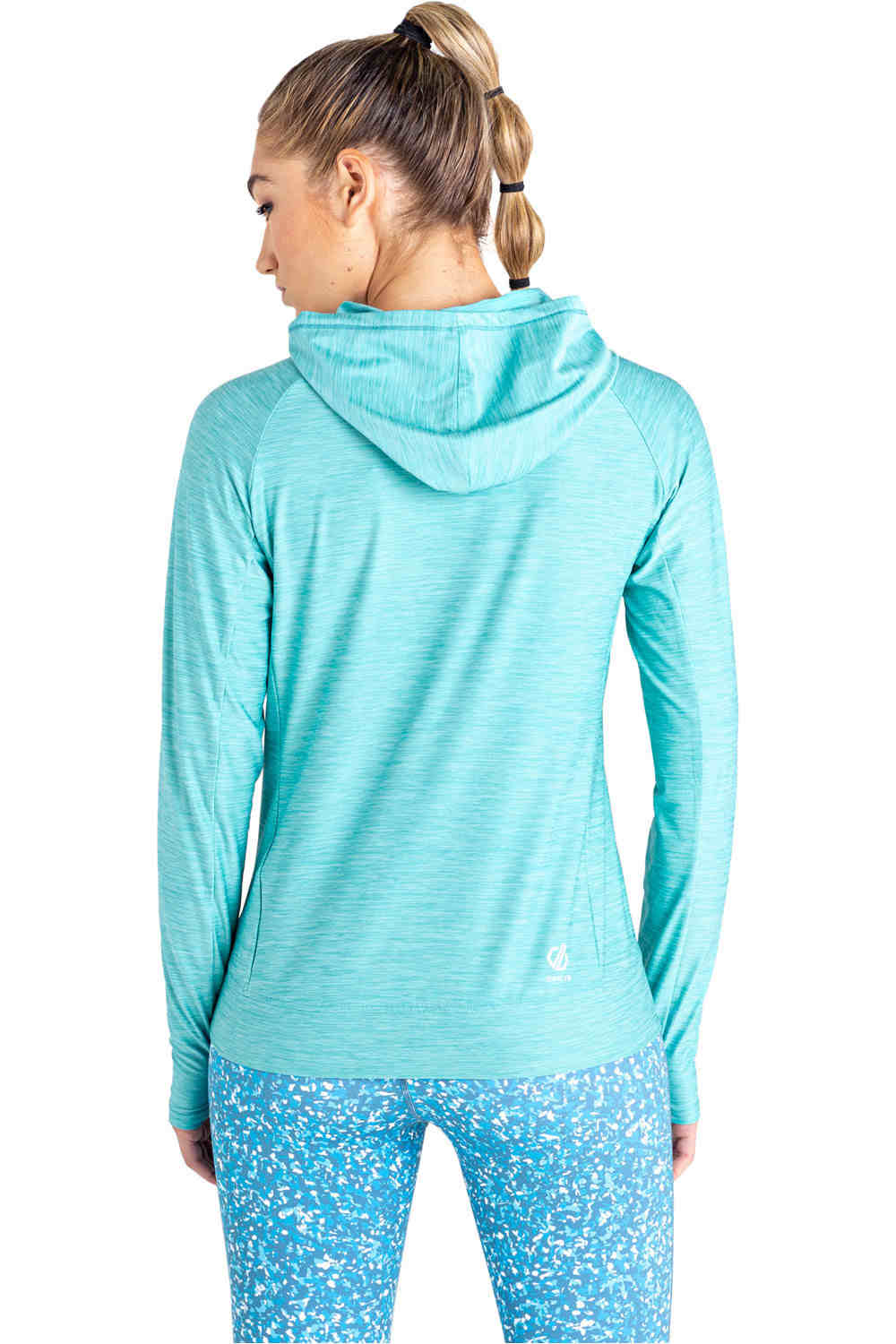 Dare2b camisetas trail running manga larga mujer Dare2b Sprint Cty Hoodie vista trasera Dare2b camisetas trail running manga larga mujer Dare2b Sprint Cty Hoodie vista trasera