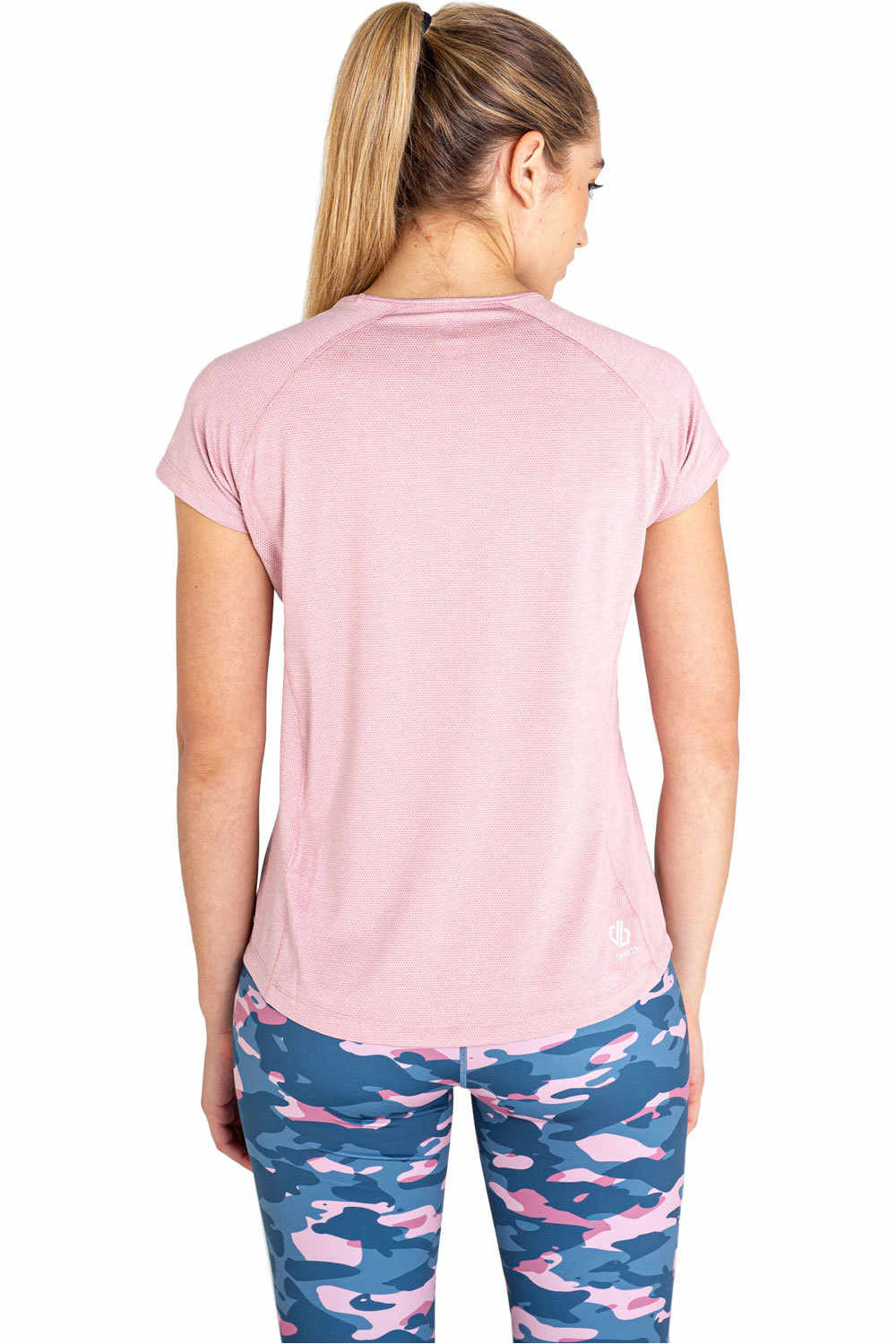 Dare2b camiseta entrenamiento manga corta mujer Dare2b Corral Tee vista trasera Dare2b camiseta entrenamiento manga corta mujer Dare2b Corral Tee vista trasera