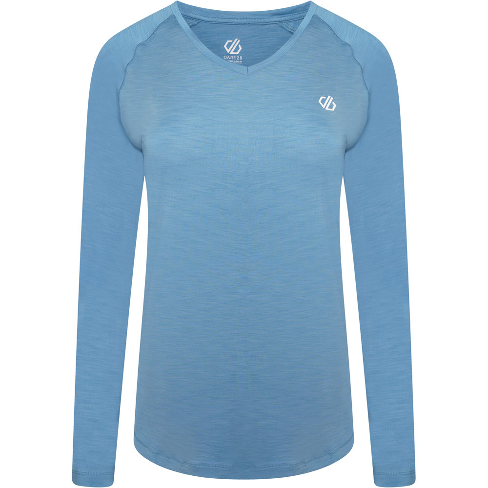 Dare2b camisetas trail running manga larga mujer Dare2b Discern Tee vista detalle Dare2b camisetas trail running manga larga mujer Dare2b Discern Tee vista detalle