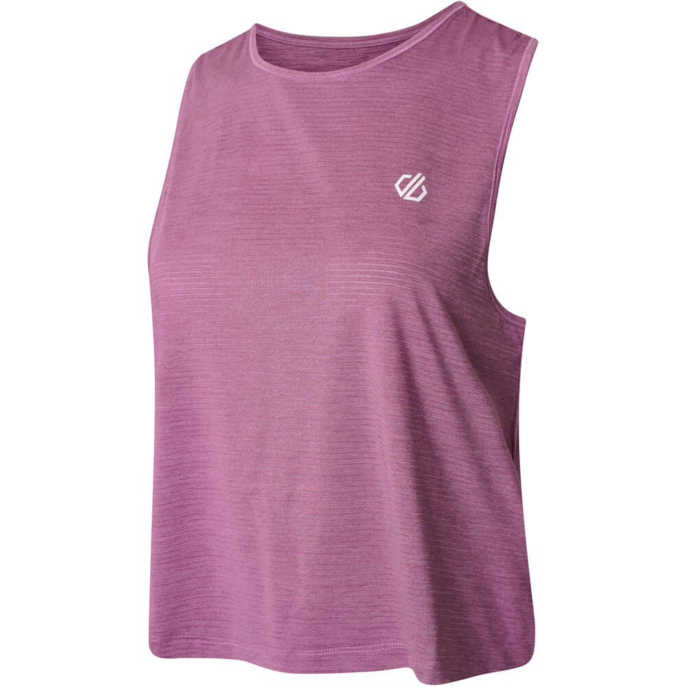 Dare2b camiseta tirantes running Dare2b Meditate Crop Top vista trasera Dare2b camiseta tirantes running Dare2b Meditate Crop Top vista trasera