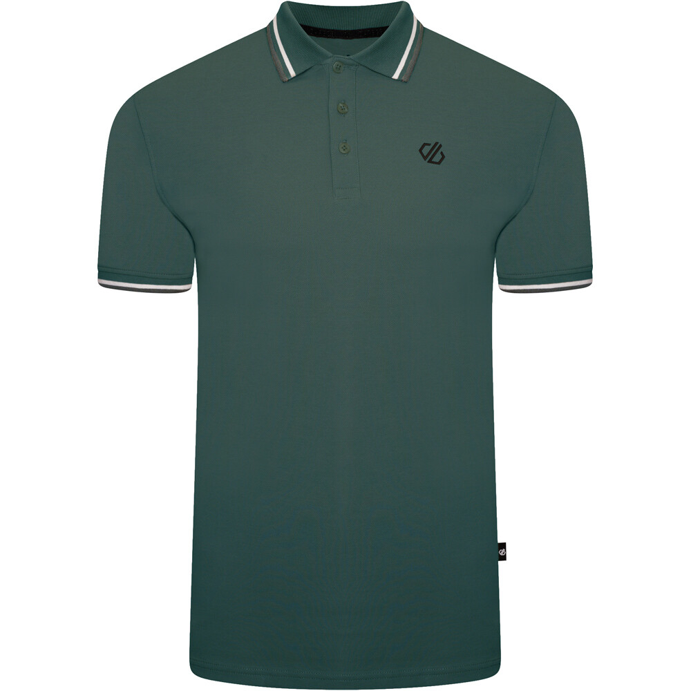 Dare2b polo manga corta hombre Dare2b Precise Polo vista frontal Dare2b polo manga corta hombre Dare2b Precise Polo vista frontal