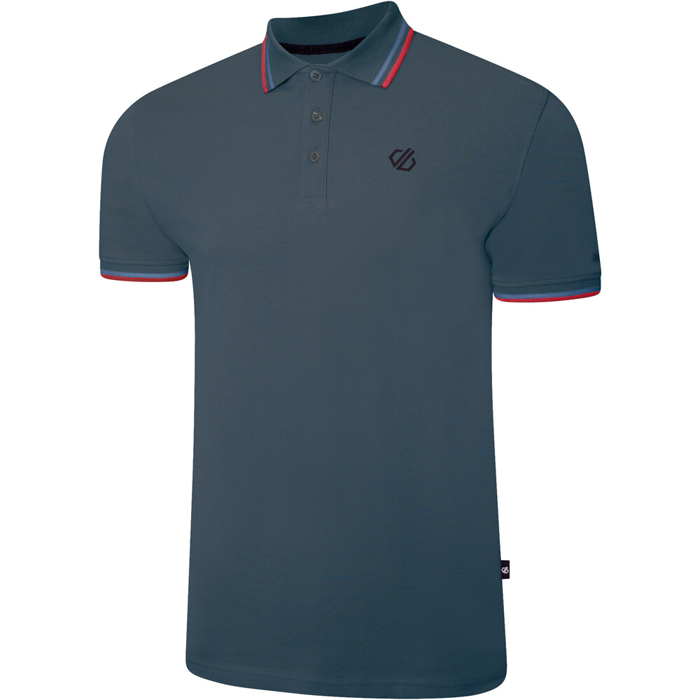 Dare2b polo manga corta hombre Dare2b Precise Polo vista trasera Dare2b polo manga corta hombre Dare2b Precise Polo vista trasera
