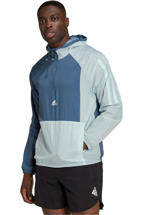ADIDAS M TRN JKT azul