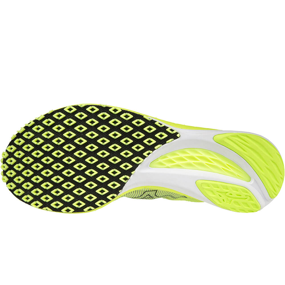Mizuno zapatilla running hombre Mizuno WAVE DUEL 3 vista trasera Mizuno zapatilla running hombre Mizuno WAVE DUEL 3 vista trasera