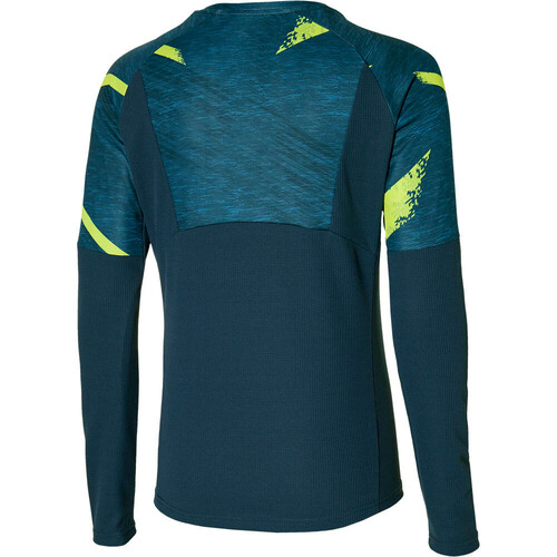 MIZUNO THERMAL CHARGE LS TEE (W) azul