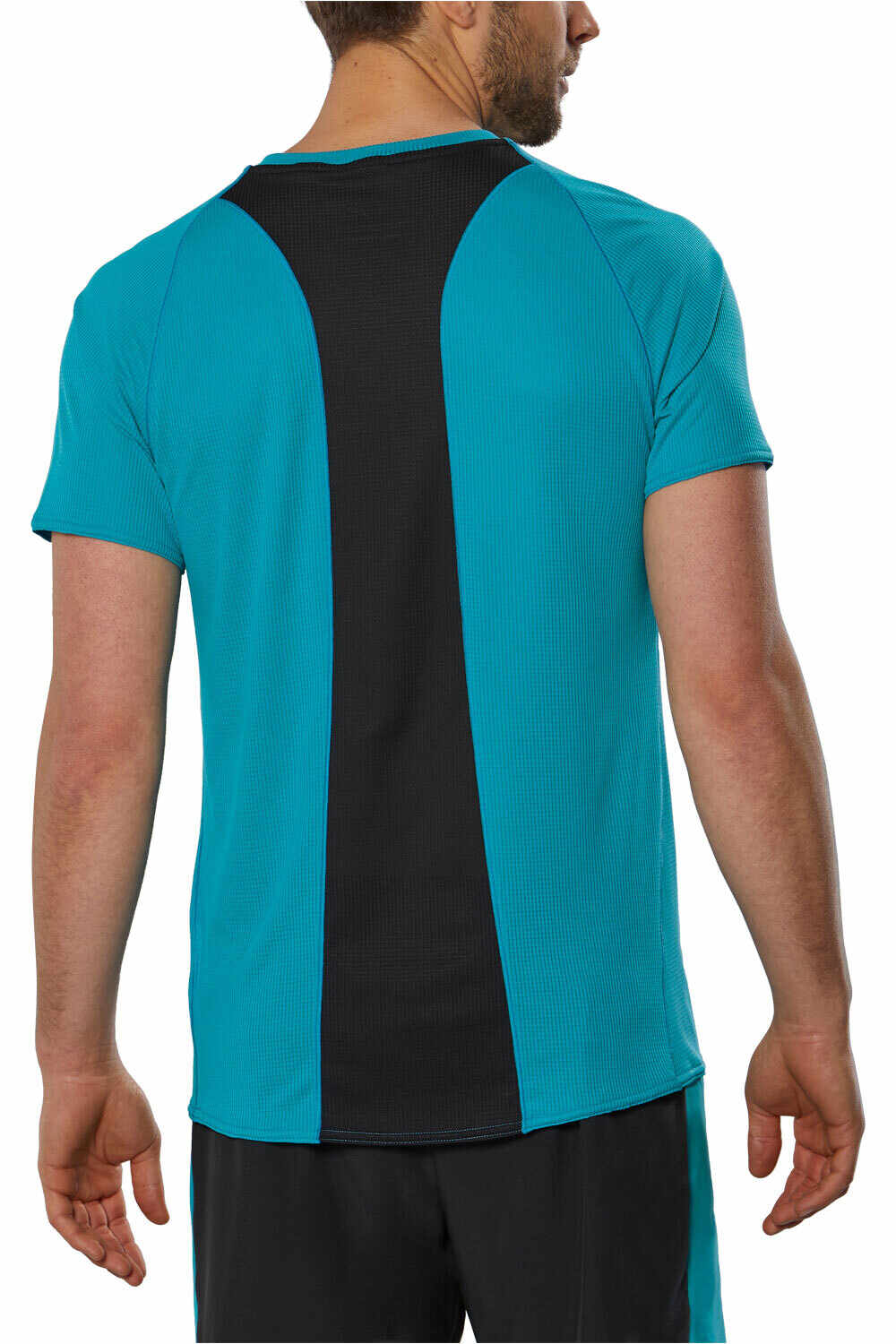 Mizuno camiseta técnica manga corta hombre Mizuno DryAeroFlow Tee vista trasera Mizuno camiseta técnica manga corta hombre Mizuno DryAeroFlow Tee vista trasera