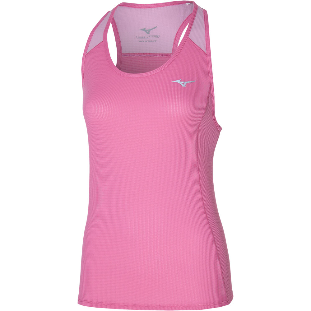 Mizuno camiseta técnica tirantes mujer Mizuno DryAeroFlow Tank (w) vista detalle Mizuno camiseta técnica tirantes mujer Mizuno DryAeroFlow Tank (w) vista detalle