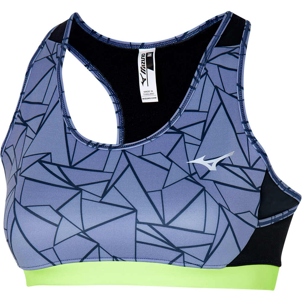 Mizuno body running mujer Mizuno Alpha Graphic Bra (w) vista detalle Mizuno body running mujer Mizuno Alpha Graphic Bra (w) vista detalle