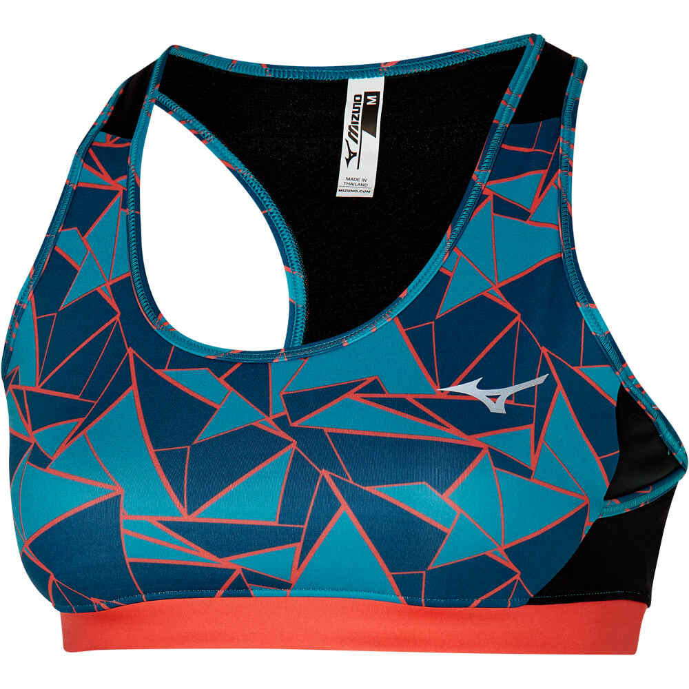 Mizuno body running mujer Mizuno Alpha Graphic Bra (w) vista detalle Mizuno body running mujer Mizuno Alpha Graphic Bra (w) vista detalle