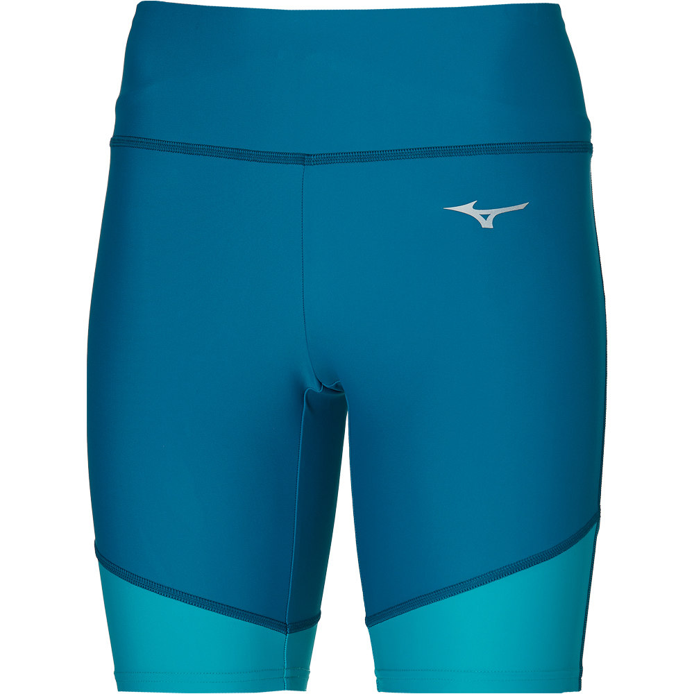 Mizuno malla corta running mujer Mizuno Core Mid Tight (w) vista frontal Mizuno malla corta running mujer Mizuno Core Mid Tight (w) vista frontal