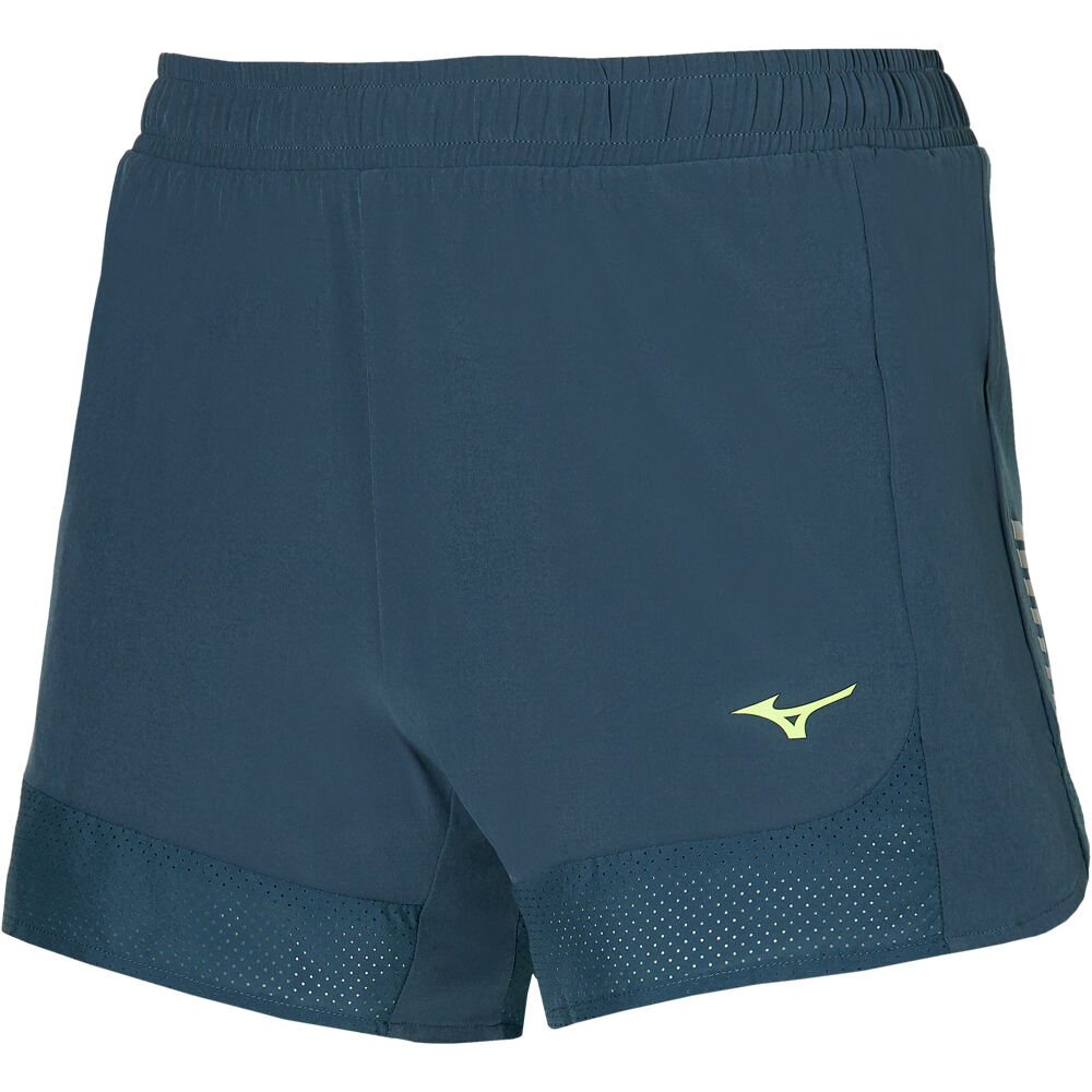 Mizuno pantaloneta técnica hombre Mizuno Aero 4.5 Short vista detalle Mizuno pantaloneta técnica hombre Mizuno Aero 4.5 Short vista detalle