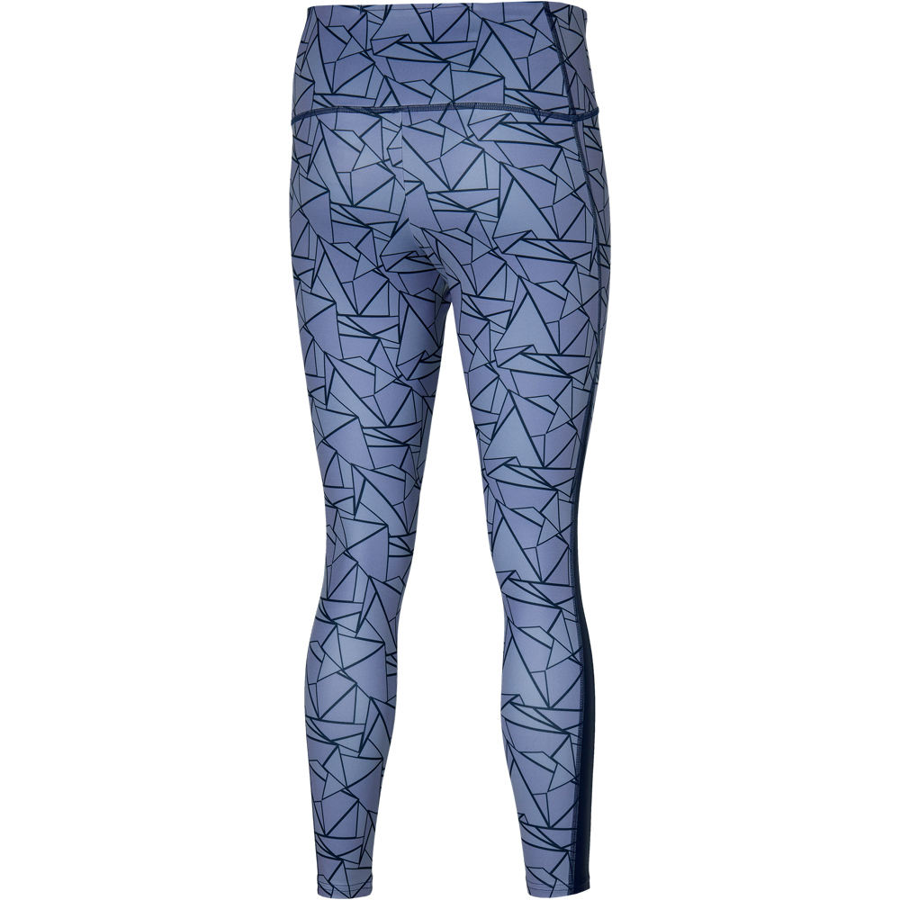 Mizuno malla larga running mujer Mizuno 7/8 Printed Tight (w) vista trasera Mizuno malla larga running mujer Mizuno 7/8 Printed Tight (w) vista trasera