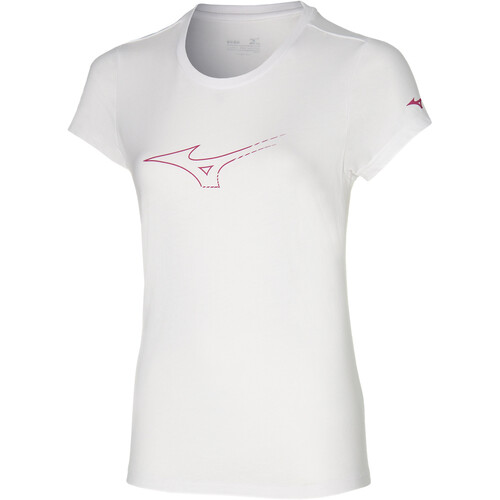MIZUNO ATHLETIC RB TEE (W) blanco