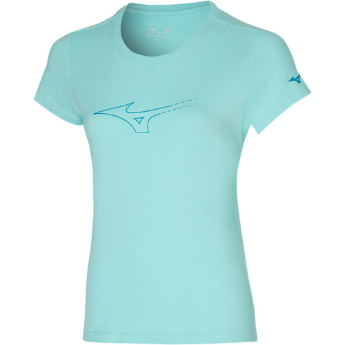 MIZUNO ATHLETIC RB TEE (W) azul
