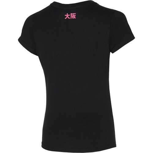 MIZUNO ATHLETIC MIZUNO TEE (W) negro
