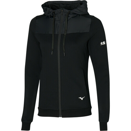 MIZUNO ATHLETIC SWEAT JACKET (W) negro