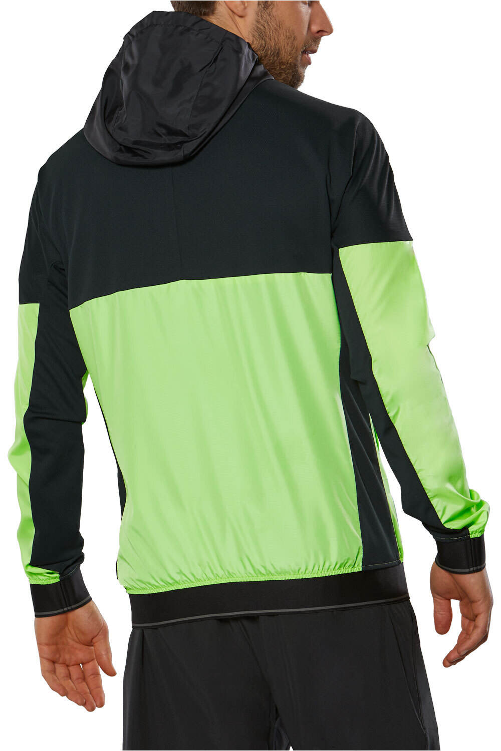 Mizuno sudadera tenis hombre Mizuno Hoody Jacket vista trasera Mizuno sudadera tenis hombre Mizuno Hoody Jacket vista trasera