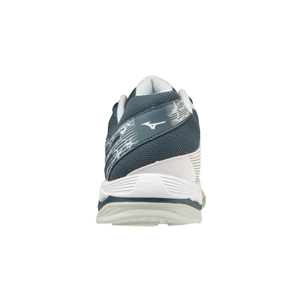 Mizuno zapatilla indoor hombre Mizuno WAVE VOLTAGE vista trasera Mizuno zapatilla indoor hombre Mizuno WAVE VOLTAGE vista trasera