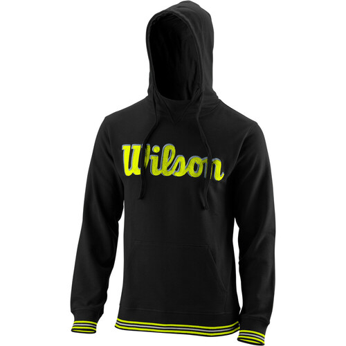WILSON M CHI SCRIPT PO HOODY-SLIMFIT negro