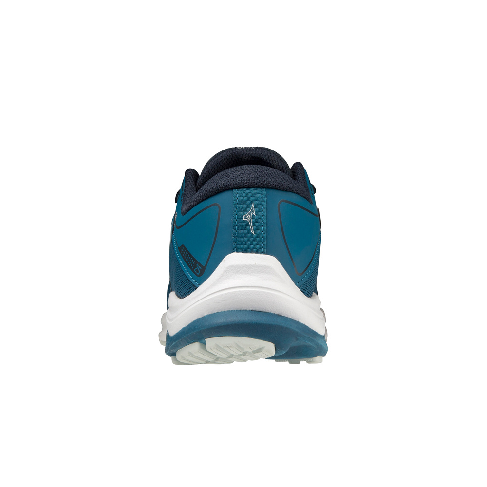 Mizuno zapatilla running niño Mizuno WAVE RIDER 25 JR vista trasera Mizuno zapatilla running niño Mizuno WAVE RIDER 25 JR vista trasera