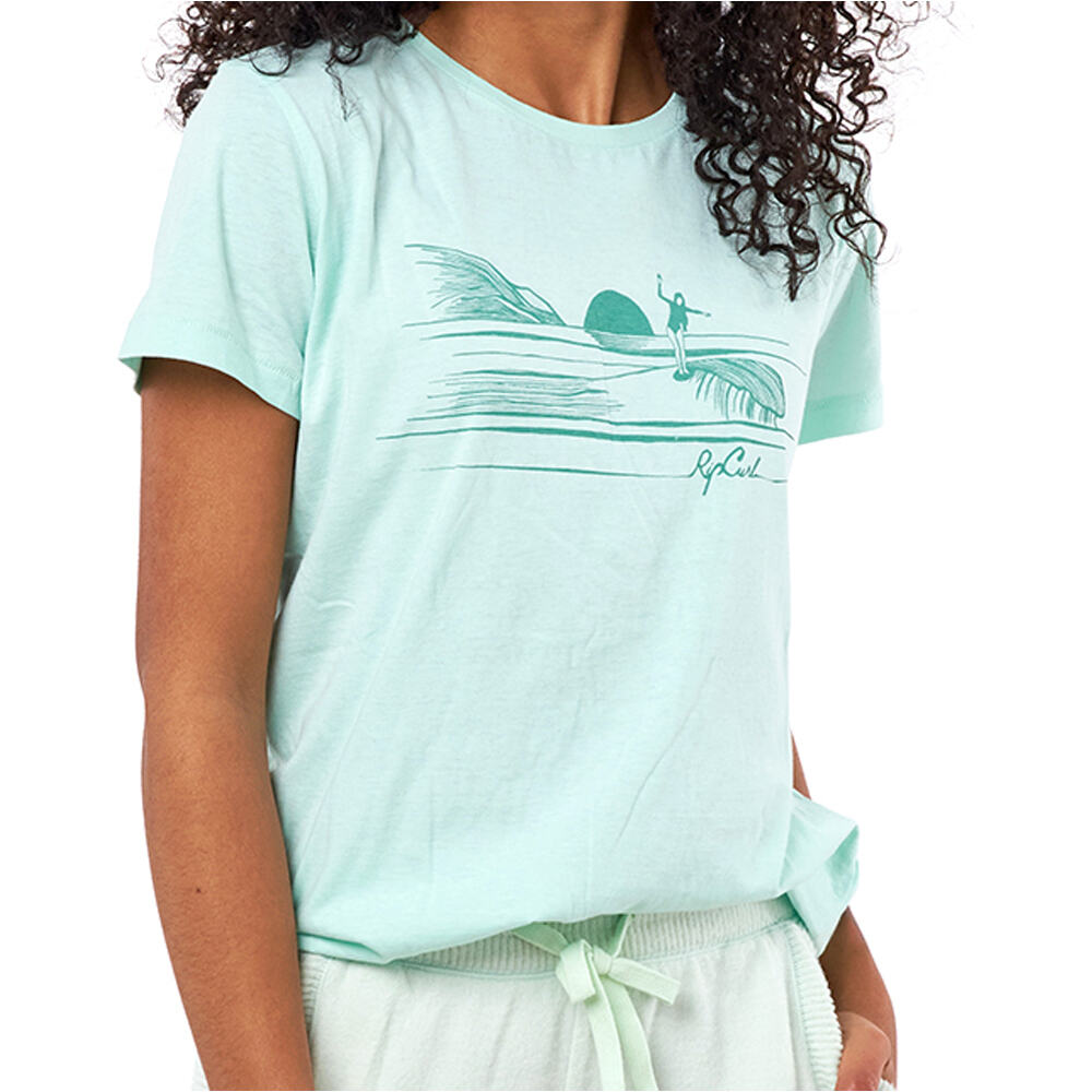 Rip Curl camiseta manga corta mujer Rip Curl RE-ENTRY CREW NECK TEE 03 Rip Curl camiseta manga corta mujer Rip Curl RE-ENTRY CREW NECK TEE 03