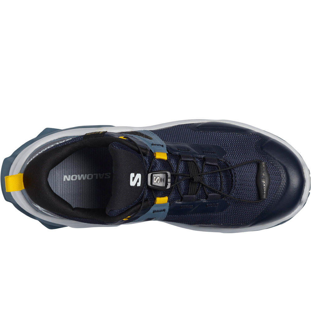 Salomon zapatilla trekking niño Salomon X RAISE GTX J lateral interior Salomon zapatilla trekking niño Salomon X RAISE GTX J lateral interior