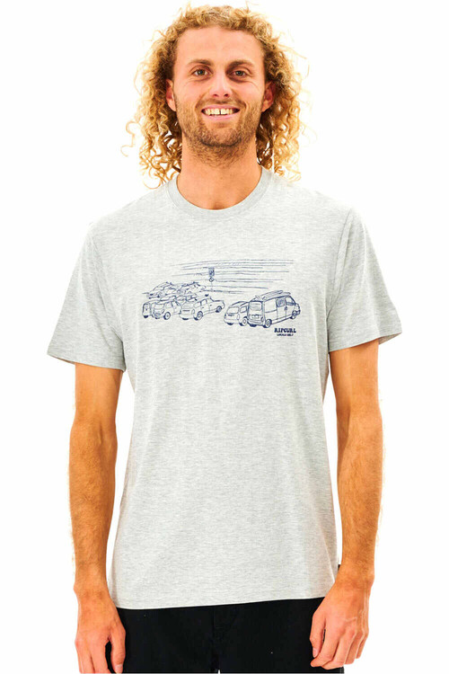RIP CURL SEARCH TRIP TEE gris